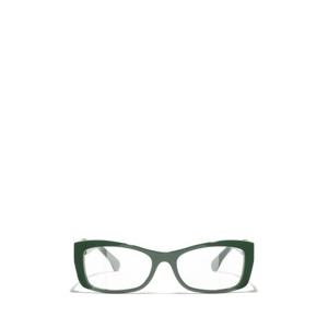 샤넬 안경 CH3484Q 1702 DARK GREEN