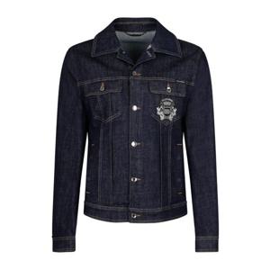 돌체앤가바나 체스트 포켓 자수 패치 데님 재킷 G9VZ8Z G8ME9S9