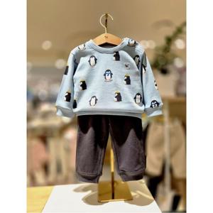 블루독베이비 10 25FW 신상 (BL)펭귄 상하세트B (45C7067217)