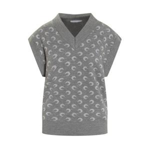 마린세르 니트 베스트 UTK004ACKNI0530 GR60 GREY