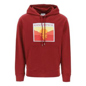 메종키츠네 후드 티셔츠 MM00712KM0129 P656 red