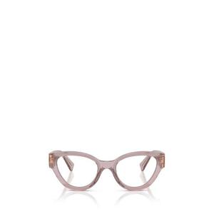 미우미우 안경 MU 01VV 12W1O1 TRANSPARENT MAUVE