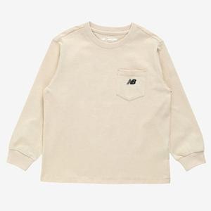 [뉴발란스]뉴발란스 키즈 베이직 스몰로고 긴팔티 NK9BFB311U-39