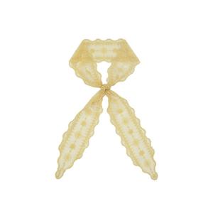 [루이까또즈(스카프)]레이스 방도 스카프 스노우방도 옐로우 2DSM592YE