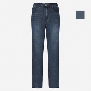 [뱅뱅] 공용 인밴드 뒷절개 슬림일자 데님팬츠 (NQI678)