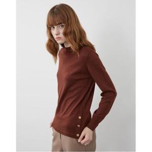 [올리비아로렌]메탈 모크넥 풀오버____VOCBL3W9231