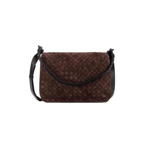 보테가 베네타 스웨이드 숄더백 브라운 795074V1QE52610