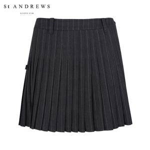 [세인트앤드류스] 여성 헤링본 스트라이프 큐롯 스커트