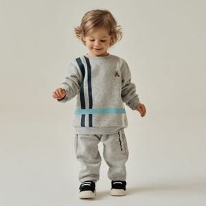 [닥스베이비]25FW 닥스베이비 뉴체크 상하SET (그레이) EVW25ST41M_MG