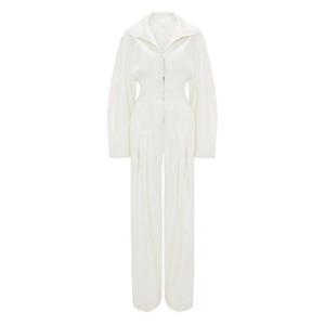 25 FW 빅토리아베컴 플리츠 탭 디테일 점프수트 1325WJS006511A TP442759009