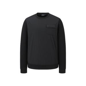 M 캘러웨이골프긴팔 PQC CMTU24W501_BK 남성 우븐 MIX 라운드 패딩 티셔츠