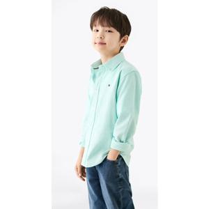 [타미힐피거칠드런] 플래그 옥스포드 셔츠 T42F6HSH100BT1