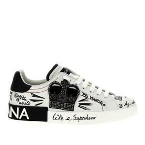 돌체앤가바나 핸드페인티드 레터링 포르토피노 스니커즈 CS1760