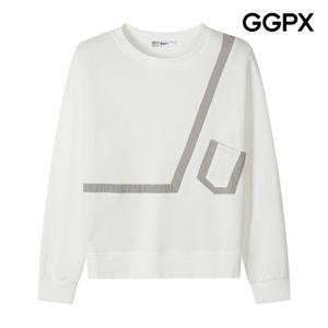 GGPX  테이핑 포켓 맨투맨 티셔츠 (GP9TS009F)