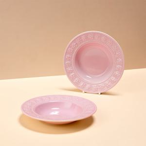 [웨지우드]웨지우드 페스티비티 23cm 스프접시 2p (핑크)
