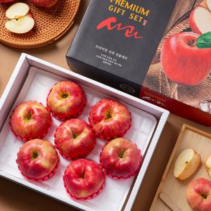 [미식한가] 정성가득 빨간사과 명품 선물세트 3kg / 7-8과
