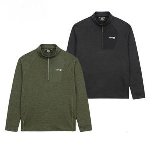 네파 남성 패스파인더 우븐 포켓 사각 기모 긴팔 집업티셔츠 7K75412