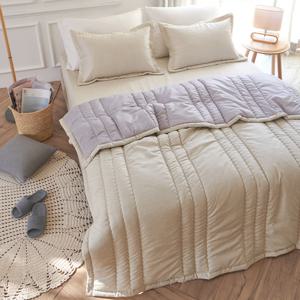 [리니와이즈] 레이지 고밀도 피치스킨 사계절이불 SS