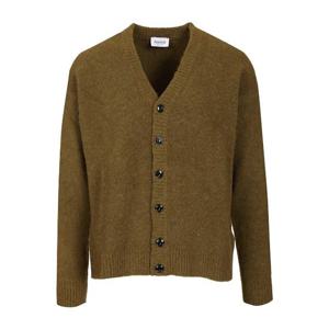 아미쉬 버튼 프론트 V넥 알파카 울 가디건 AMU059CN34XXXX C051