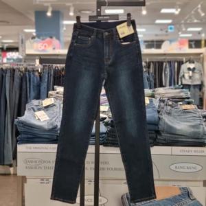 뱅뱅 HC21 여성 인밴드 기모 스판 데님팬츠 NQK701