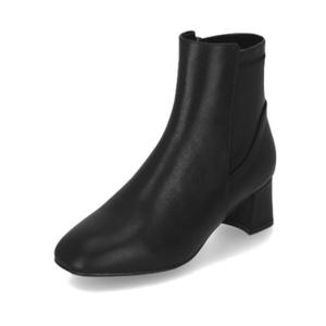 [엘칸토(여성화)]경량쿠션 스웨이드 여성앵클부츠 LCWA22U54C 블랙/블랙(스웨이드)/아이보리