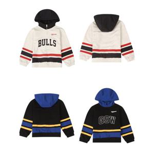 [엔비에이키즈(아동)]NBA 우븐믹스 후드 반집업(K244TH003P)