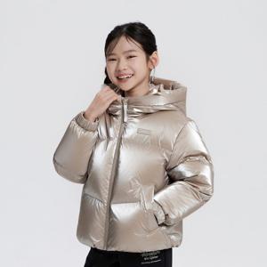 K254GDW910 여아 글라리스 덕 다운 점퍼  GOLD BEIGE