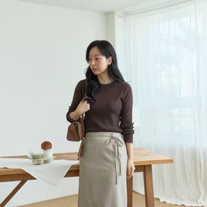 걸스데일리 /  Muse12 에브리데이 골지 긴팔 니트