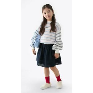 [타미힐피거칠드런]  스트라이프 벌룬 슬리브 스웨터 T42F6WWO450GT1