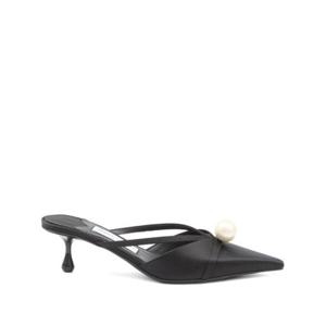 지미추 샌들 SANAMULE50 AODBLACK WHITE Black