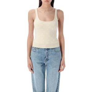 마린세르 민소매 티셔츠 WTK061ACKNI0530 WH20 Beige