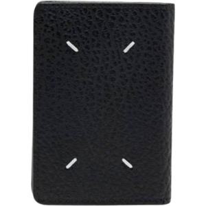 마르지엘라 SA1VX0011 P4455 T8013 블랙 스티치 플랩 카드지갑