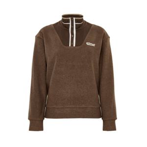 [와이드앵글]여성 CO 로고 아트웍 니트에리 스웨트셔츠 L WWW25272E6