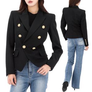 25FW 발망 더블 브레스티드 6 버튼 울 자켓 FF1SI505WB08 0PA