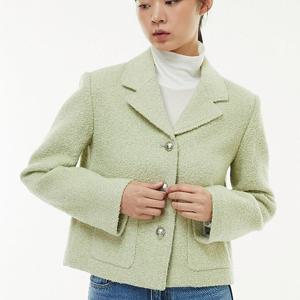 [랩]MARIOAP4WJA67 부클 싱글 카라 자켓