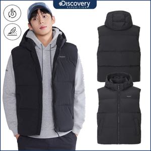 디스커버리 25FW신상 남여공용 세미오버핏 글렌 다운 패딩베스트 DXDV79056