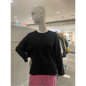 르니앤맥코이 진주장식 큐빅 레터링 티셔츠 (MM11TS403FJY)