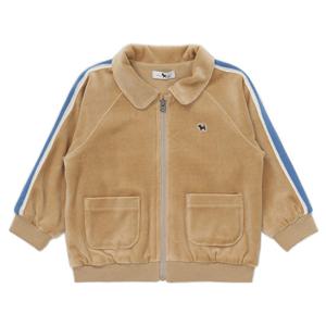 HP블루독베이비25년FW BR)소프트벨로아집업 45C1433002