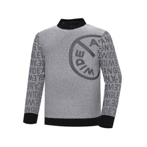 [와이드앵글]CO 빅로고 모크넥 라운드 방풍 스웨터 MWMW23K12