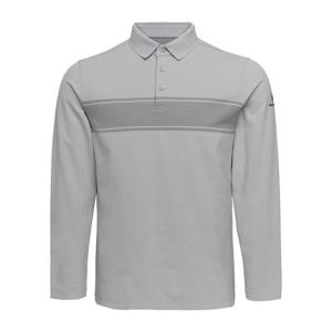 블랙야크  남성 스트라이프 카라 긴팔티 1(1BYKTFU003SV)