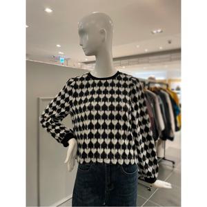 르니앤맥코이 하트 패턴 면 블라우스 (MM11BL409HJY)