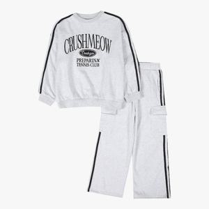 [더데이걸]박시 와이드 카고 셋업상하세트TGMS25T04