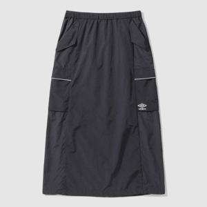 엄브로바지 CQK UP322CSK81-DCH RAVE 나일론메탈 2WAY 롱스커트 / DARK CHARCOAL