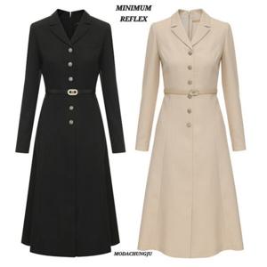 [미니멈]MD 카라넥 버튼 플레어원피스 MD MMYCGWO8080 M_CJ