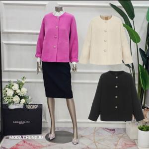 [미니멈]MD 라운드넥 울 캐시 하프 코트 자켓 MD MMXDAHH9040_CJ