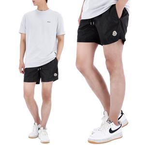 25FW 몽클레어 로고 패치 스윔 팬츠 2C00006 53326 999