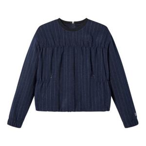 M 풋조이골프긴팔티 NQC FLJWW7405-NAVY 여성 스트라이프 풀오버