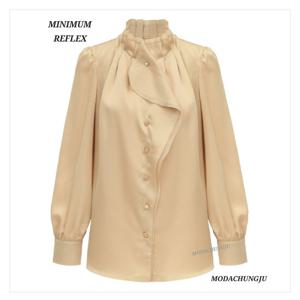 [미니멈]MD 러플 카라  루즈 블라우스 셔츠  MD MYCAWB9070MU_CJ