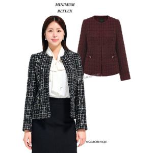 [미니멈]MD 노카라 트위드 크롭 자켓 MD MMZCGWJ8970