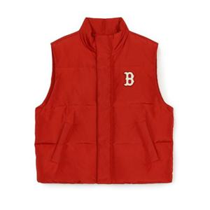 M MLB조끼 GQC 3ADVV1046-43RDD 바시티 패딩조끼 보스턴 레드삭스